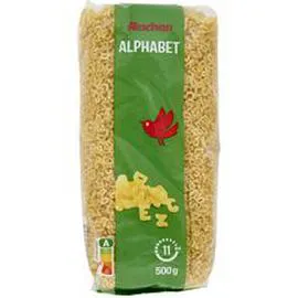 AUCHAN Pâtes alphabet 500g