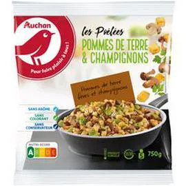 Poêlée pommes de terre et champignons (750g)
