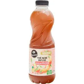 Boisson thé noir infusé saveur pêche SENSATION (1l)