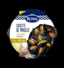 Moules cuisinées au vin blanc (500g)