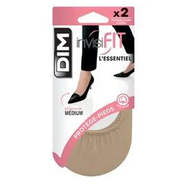 Protège-pieds femme beige T35/38 (x2)