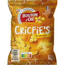 BOUTON D'OR Biscuits apéritifs Cricfie's fromage 90g