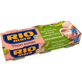 Rio Mare Thon Entier avec un filet d'olive vierge extra (3x65g)