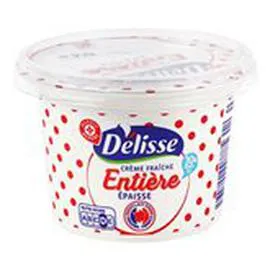 MARQUE REPÈRE, DÉLISSE Crème fraîche entière Epaisse 30% MG 20cl