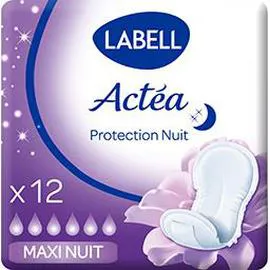 Serviettes protection Actéa Maxi Nuit (x12)