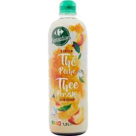 Sirop thé pêche (1,5l)