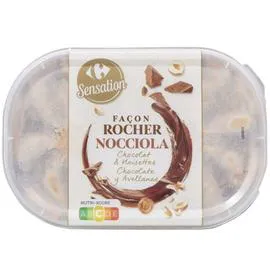 CARREFOUR Glace façon Rocher chocolat & noisettes 472,5g
