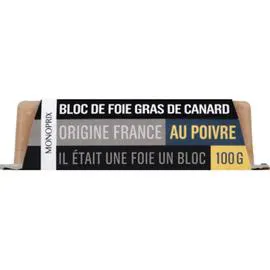 Bloc De Foie Gras Au Poivre (100g)