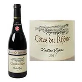 MARQUE REPÈRE, RIVES & TERRASSES AOC Côtes du Rhône Vieille Vignes 75cl