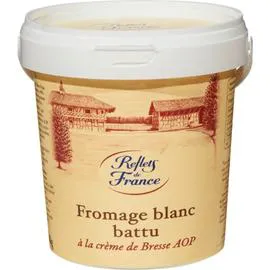 REFLETS DE FRANCE Fromage blanc battu crème de Bresse AOP 800g