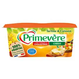 PRIMEVÈRE Margarine 100% Végétal Tartine et Cuisson 500g