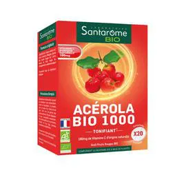 Complément alimentaire tonifiant acérola Bio (x20)