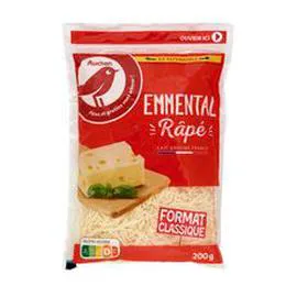AUCHAN Emmental râpé français 200g