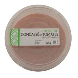 Concassé de tomates basilic à tartiner (175g)