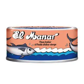 Thon entier à l'huile d'olive (160g)