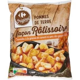CARREFOUR ORIGINAL Pommes de terre façon rôtissoire 600g