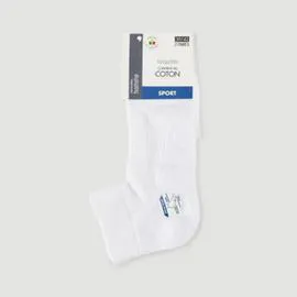 MONOPRIX HOMME Paires de Socquettes Sport Blanc T.39/42 l'unité