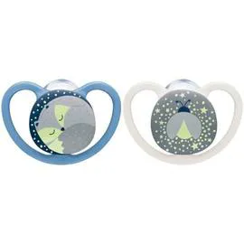 Sucettes Space 18-36m Nuit (x2)