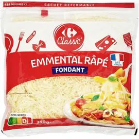 CARREFOUR CLASSIC' Emmental râpé fondant 350g