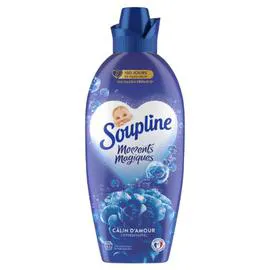 SOUPLINE Adoucissant 3D Câlin D'Amour Moments Magiques 1,2l