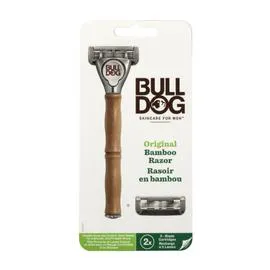 BULLDOG Rasoir bambou + 1 lame l'unité