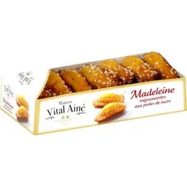Madeleines aux perles de sucre (200g)