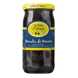 Olives noires aux aromates de Provence (250g)