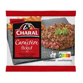 Steaks hachés caractère de boeuf (240g)