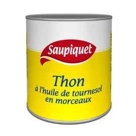 Thon en morceau à l'huile (800g)