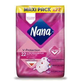 Serviettes Hygiènique V-Protection Uktra Régulier Plus (x22)