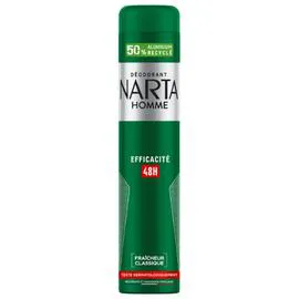 H NARTA HOMME Déodorant Homme Efficacité 48H 200ml