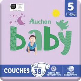 Couches taille 5 (11-25kg) (x38)