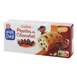 Gâteaux Pépites au chocolat (5x30g)