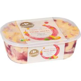 Sorbet façon pêche melba (543g)