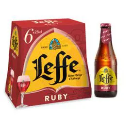 LEFFE Bière Ruby 0,0% vol. 6x25cl
