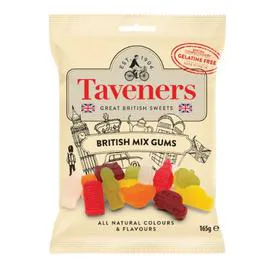 Bonbons British Mix gums (165g)