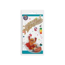 Pic et banderole joyeux anniversaire (l'unité)