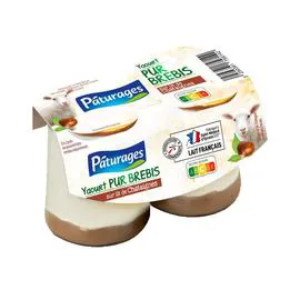 Yaourt pur brebis sur lit de châtaignes (250g)