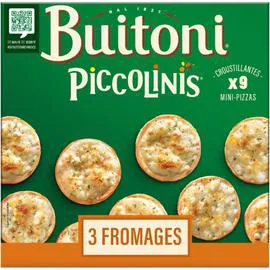 Mini pizzas formaggio generoso Piccolinis (270g)
