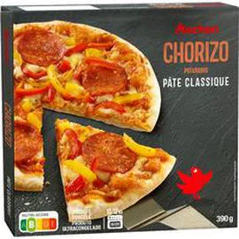 Pizza au chorizo cuite sur pierre (390g)