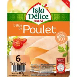 Jambon halal de poulet (180g)
