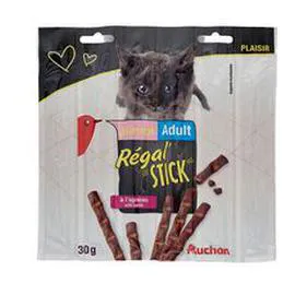 AUCHAN Junior-Adult friandises régal'stick à l'agneau pour chaton et chat 30g