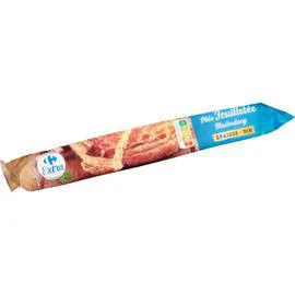 CARREFOUR EXTRA Pâte feuilletée épaisse 280g