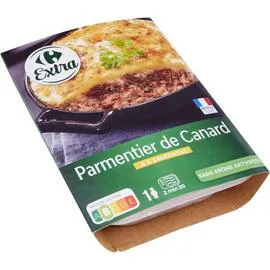 Plat cuisiné parmentier de canard (320g)