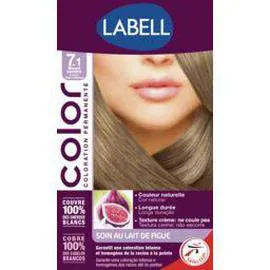 Crème colorante permanente blond cendré 7.1 (l'unité)