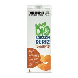 THE BRIDGE Boisson Au Riz Amande Sans Gluten Bio 1l