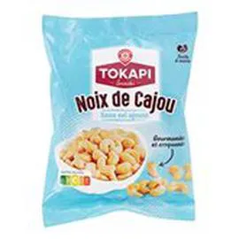 MARQUE REPÈRE, TOKAPI Noix de cajou Sans sel ajouté 125g