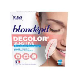 BLONDÉPIL Crème Décolorante Visage Peaux Sensibles 50ml