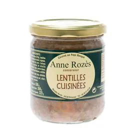 Lentilles cuisinées à la graisse de canard (359g)
