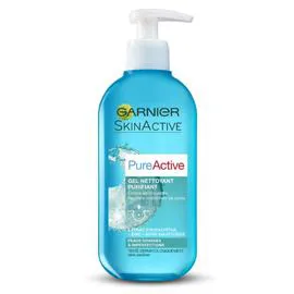Gel Soin Visage Nettoyant Assainissant PureActive (200ml)